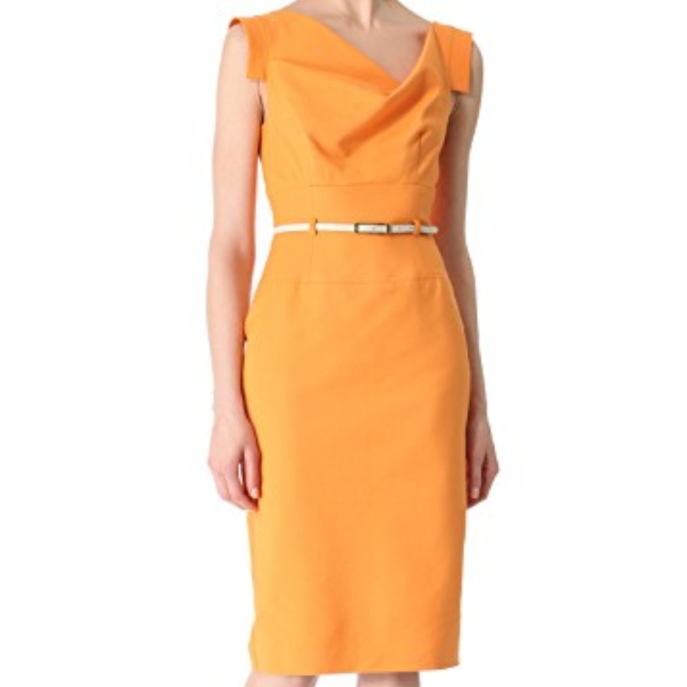 Black Halo Jackie O Dress in "Sherbet" Size 6
